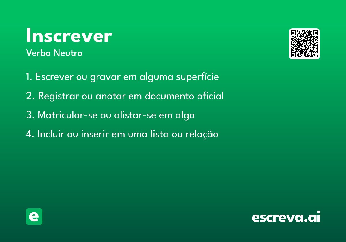 inscrever