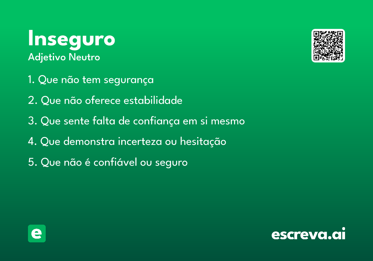 inseguro