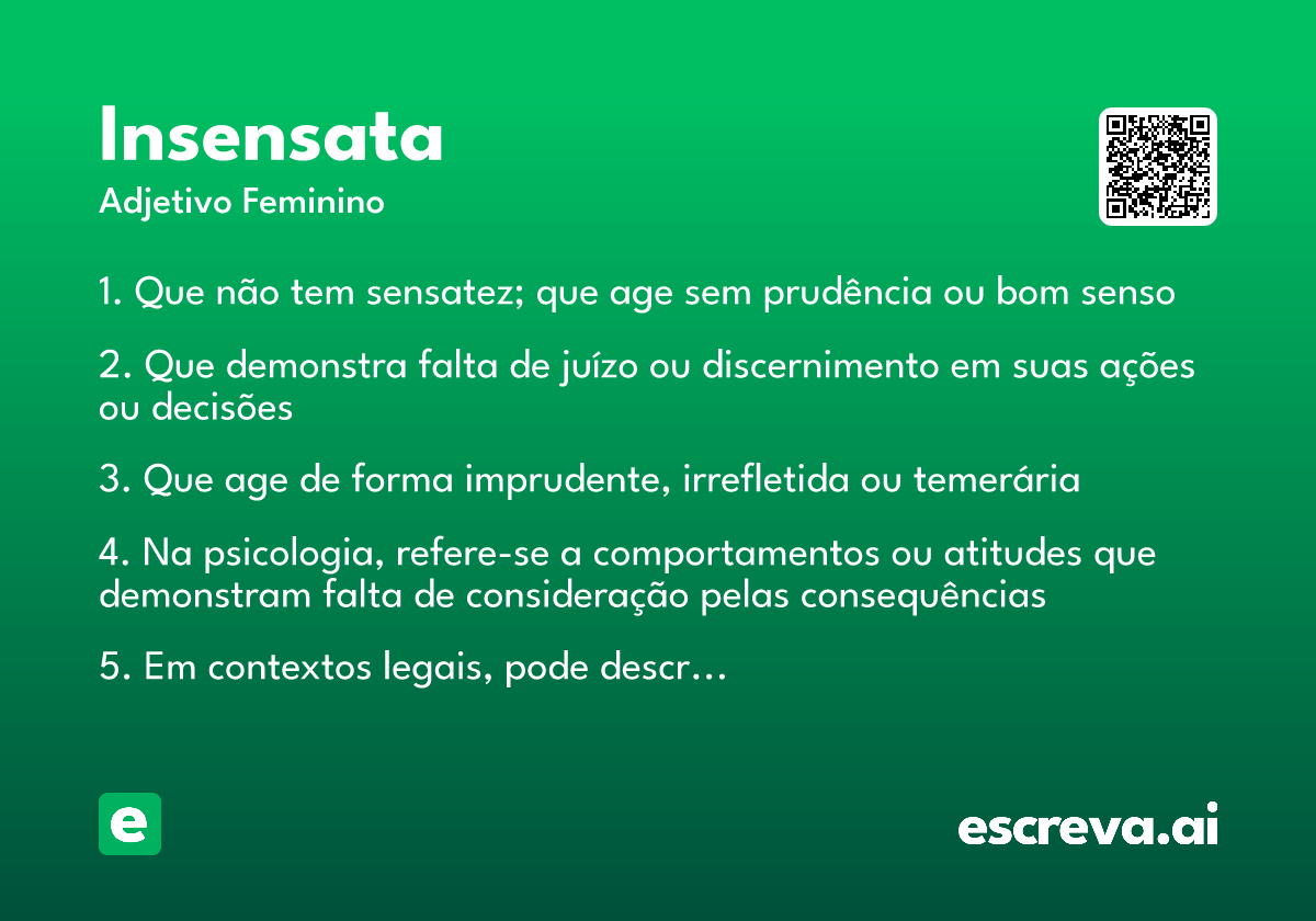 insensata