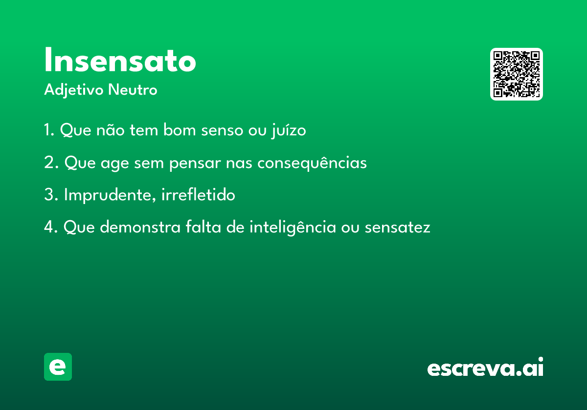 insensato