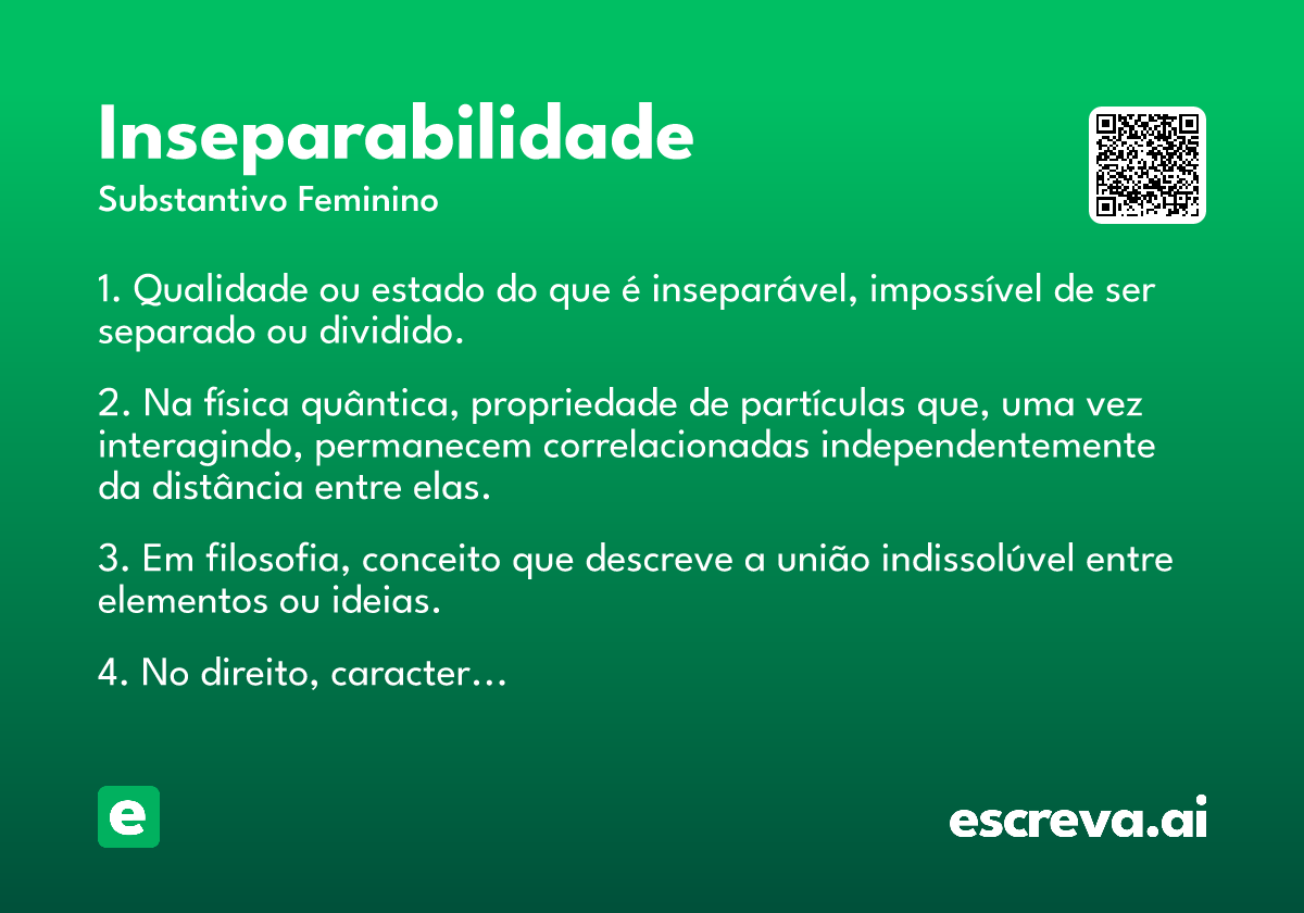 inseparabilidade