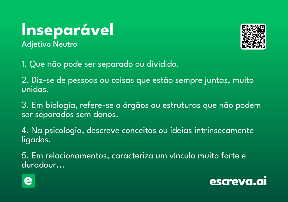 inseparável