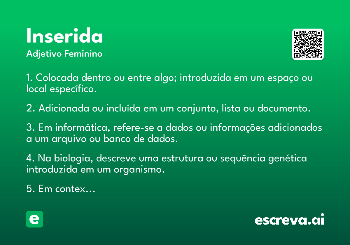 inserida