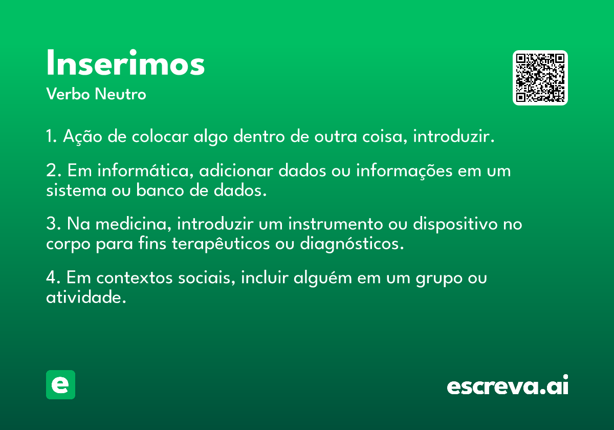 inserimos