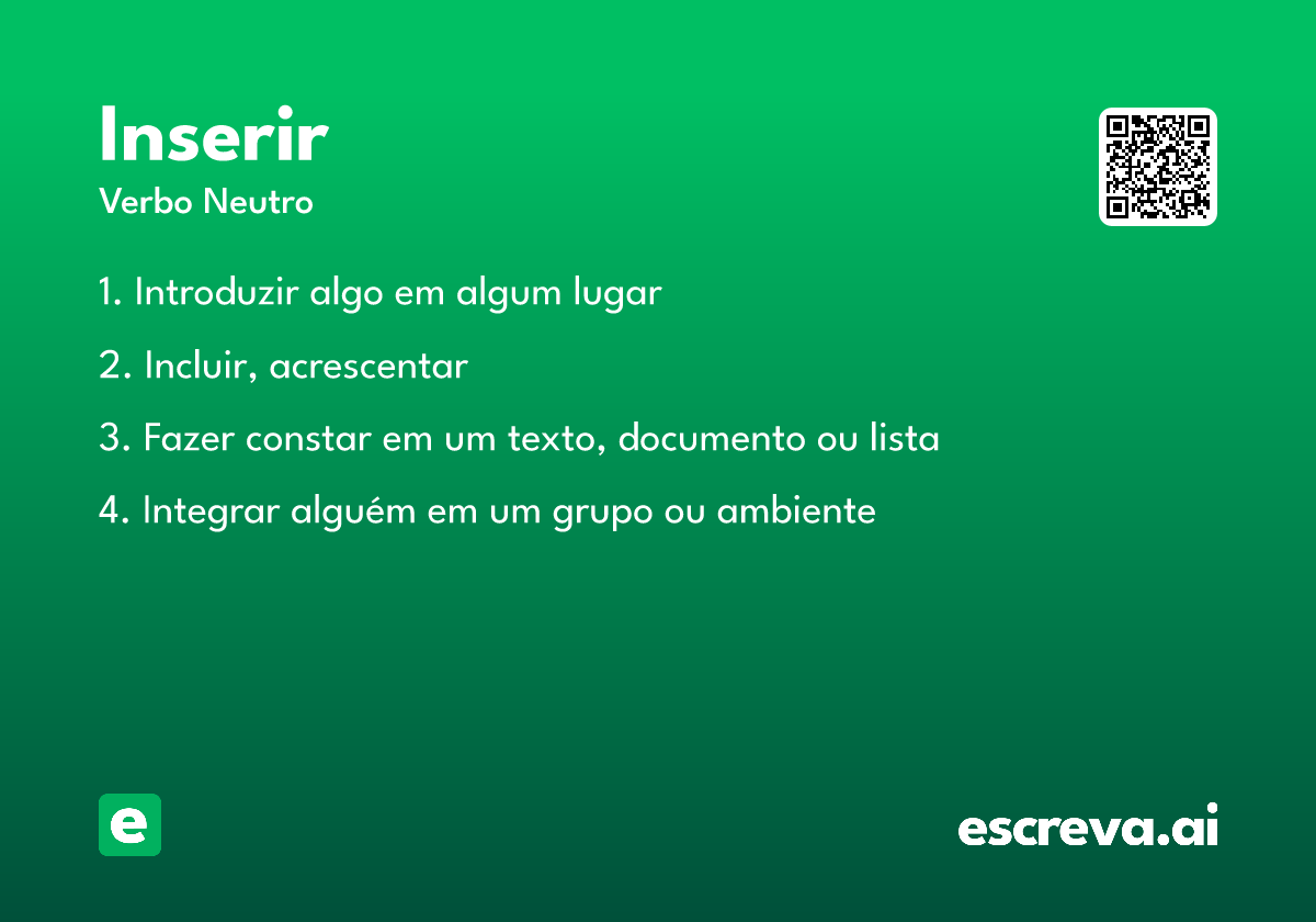 inserir