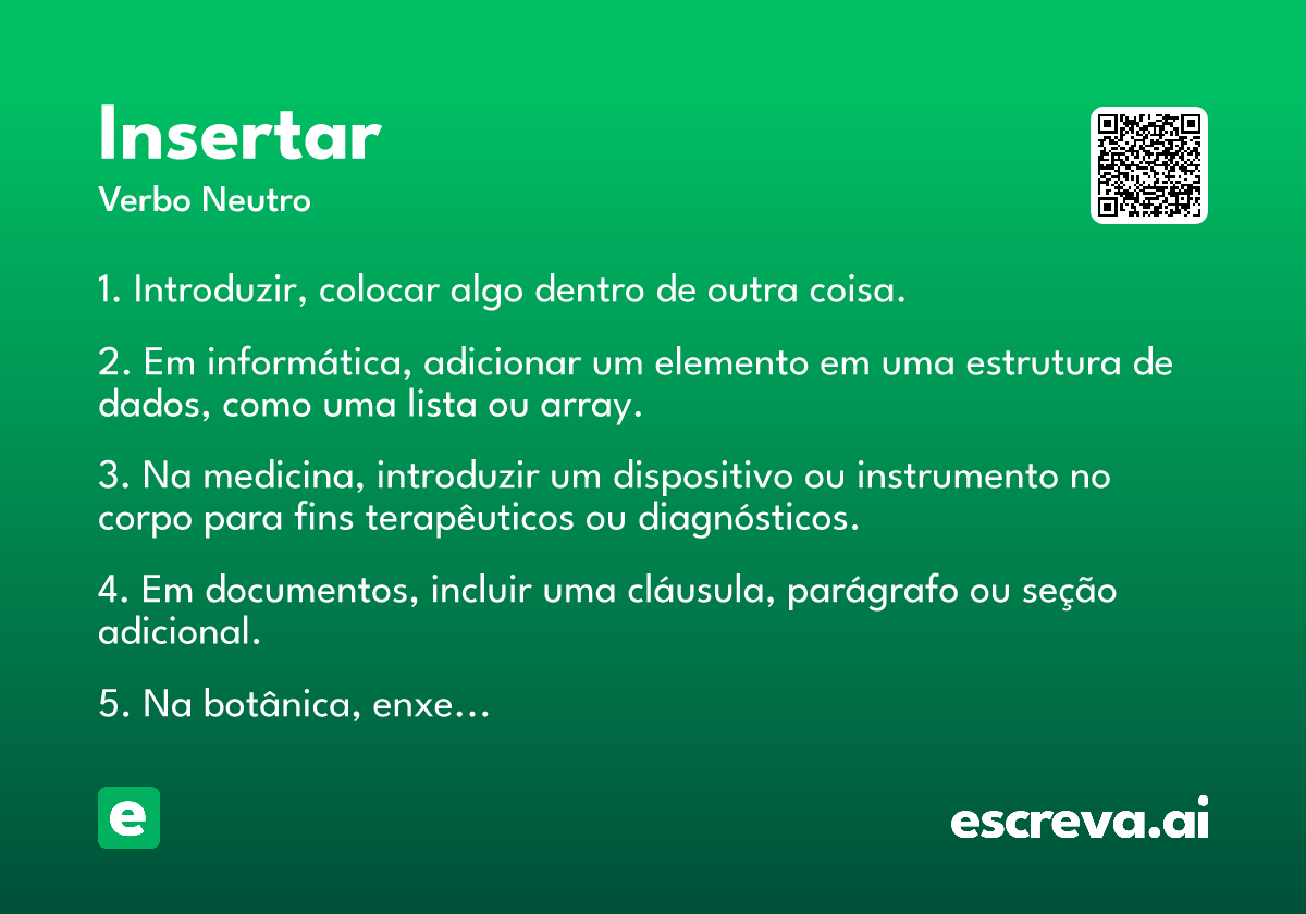 insertar