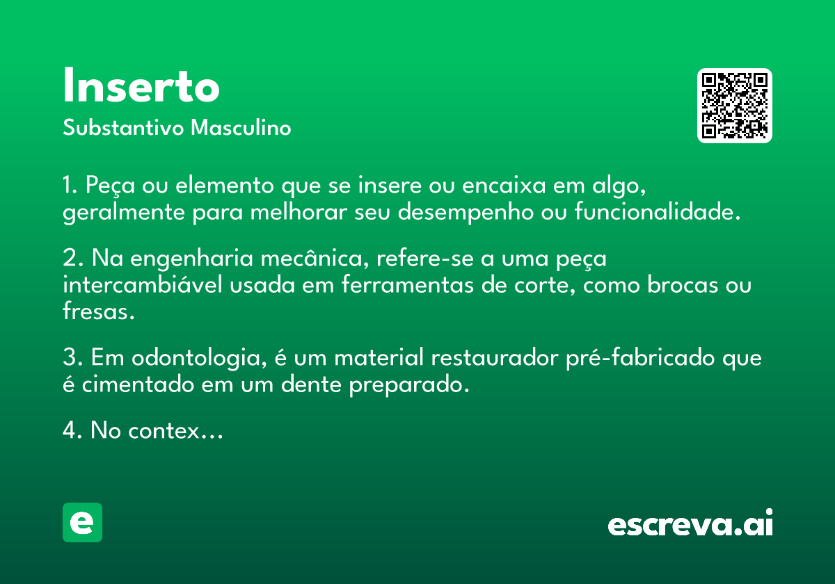 inserto