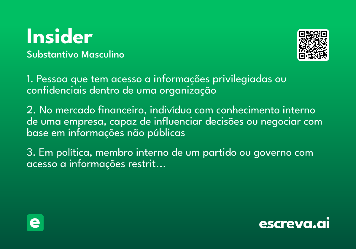 insider