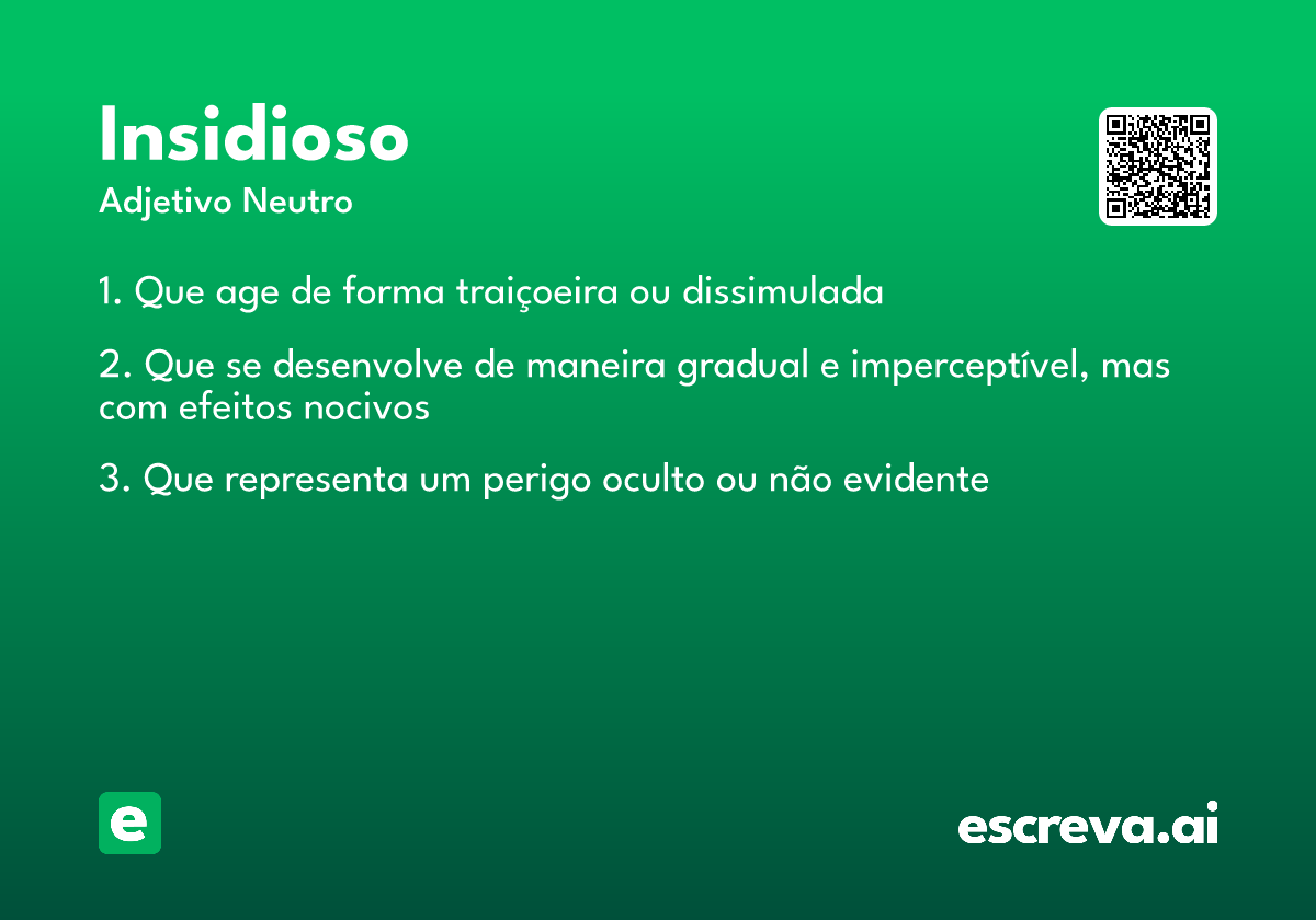 insidioso