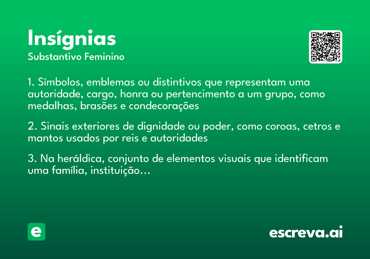 insígnias