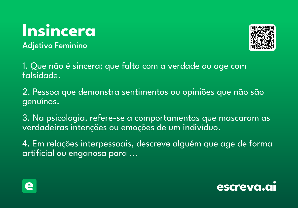 insincera