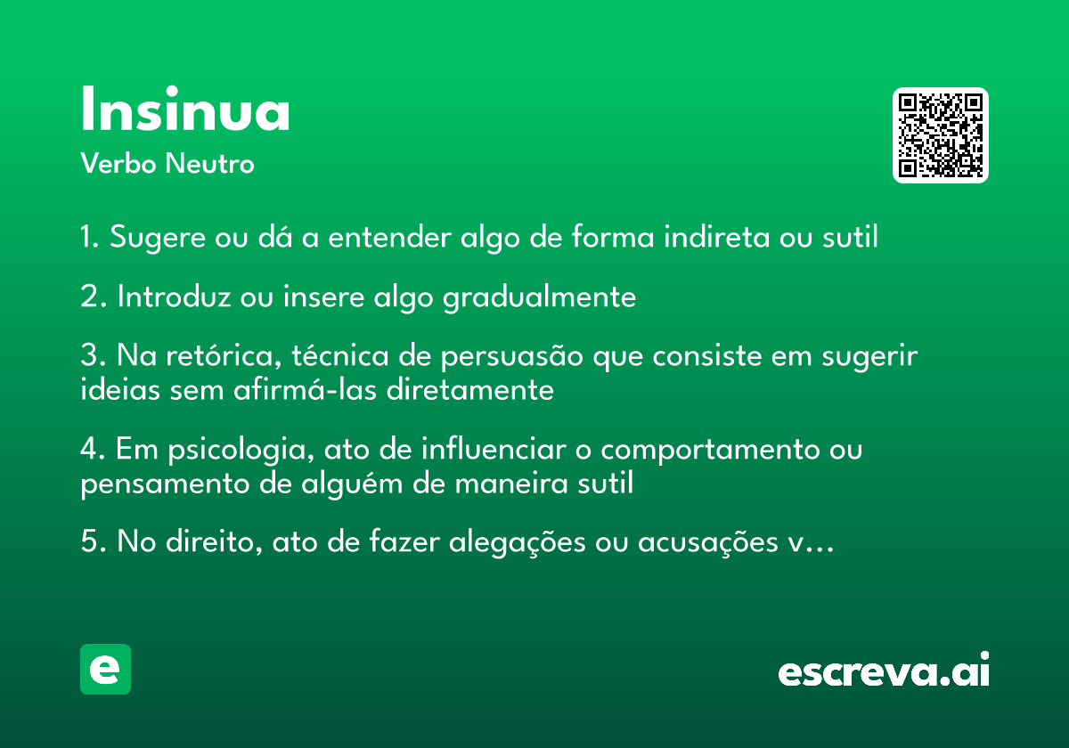 insinua