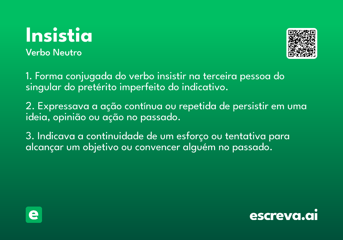 insistia