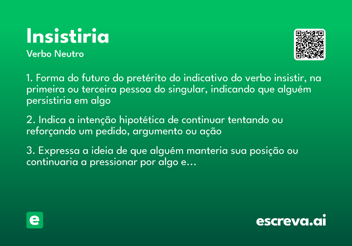 insistiria