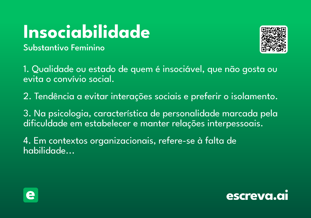 insociabilidade