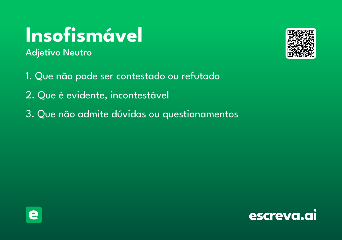 insofismável