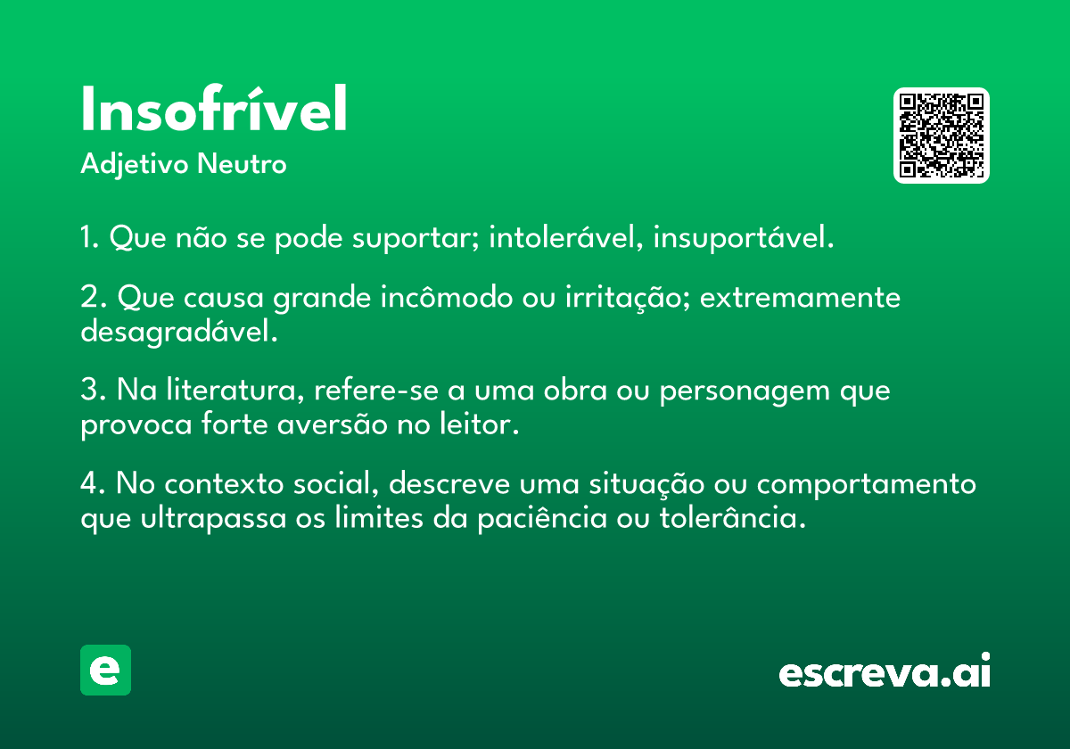insofrível