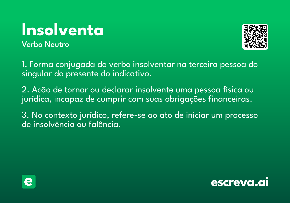 insolventa