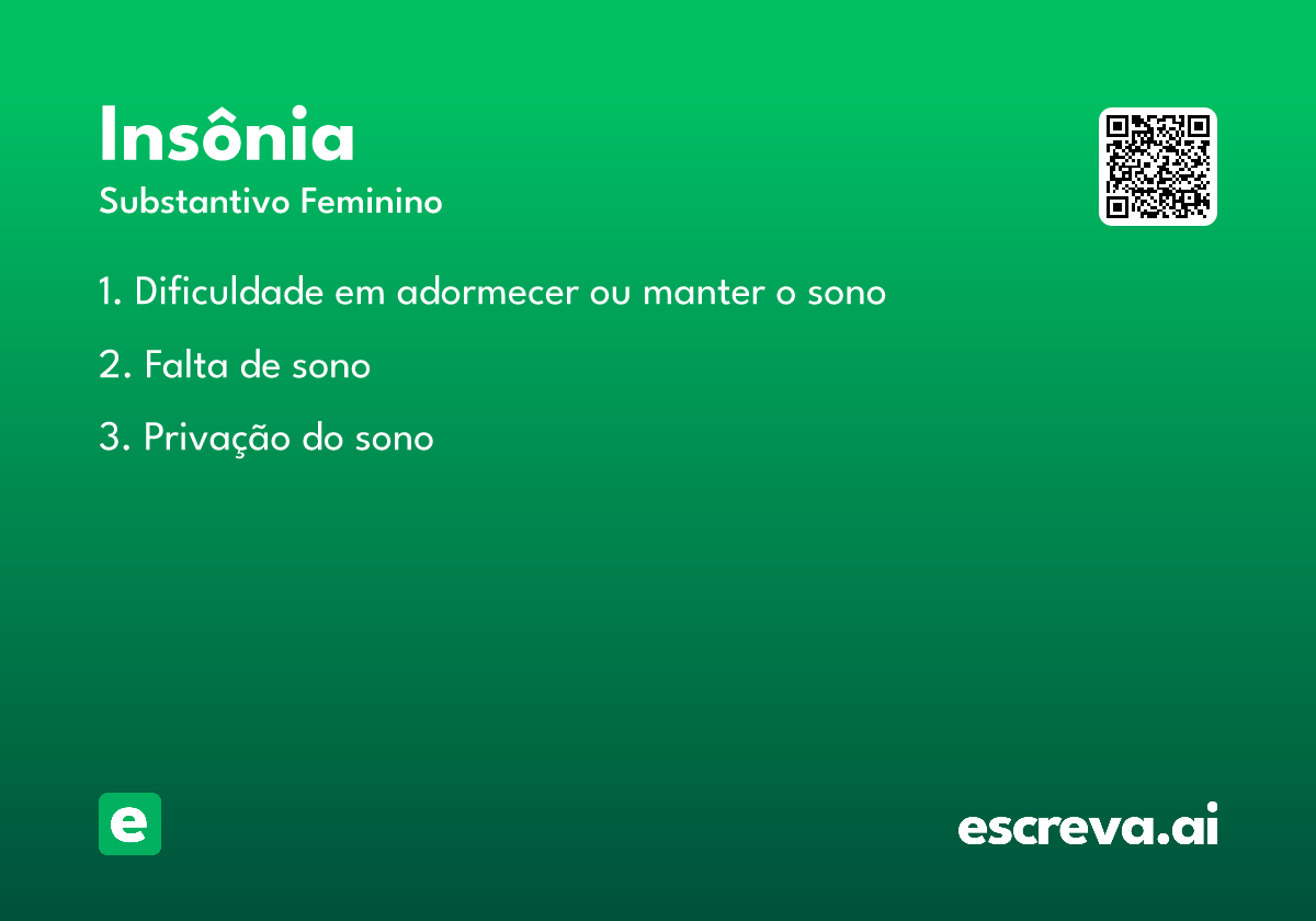 insônia
