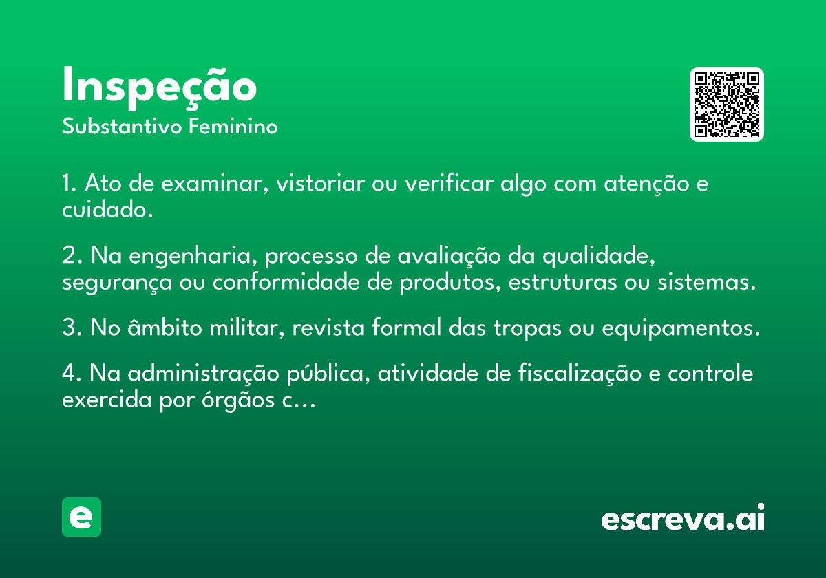 inspeção