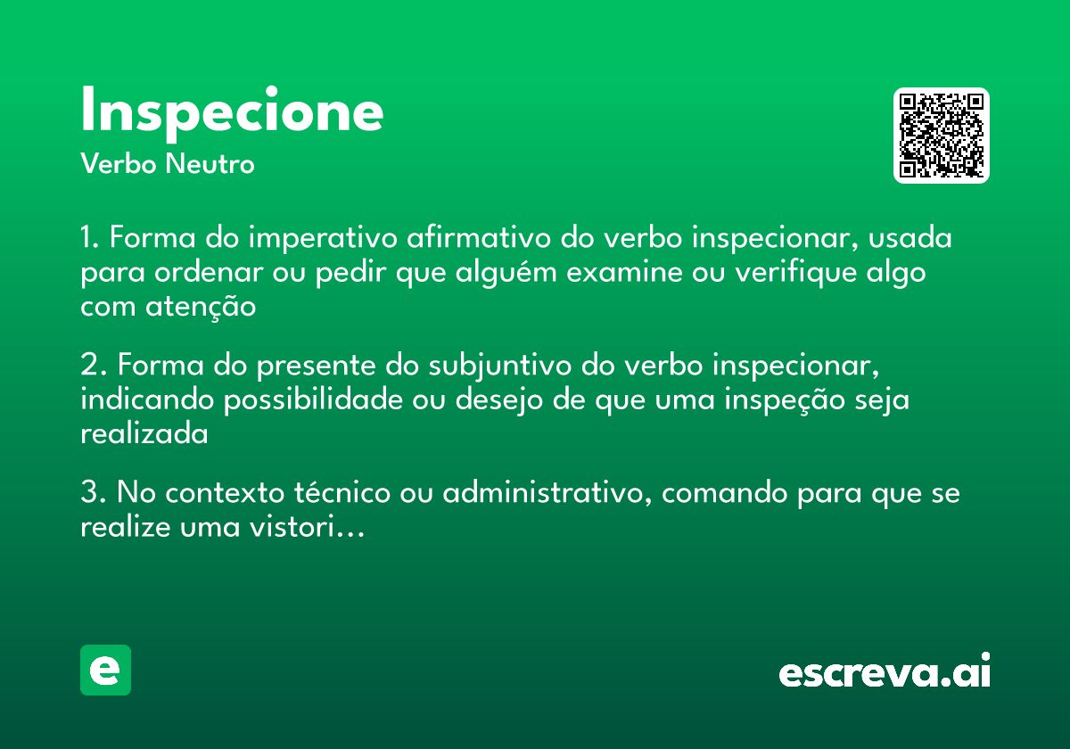 inspecione