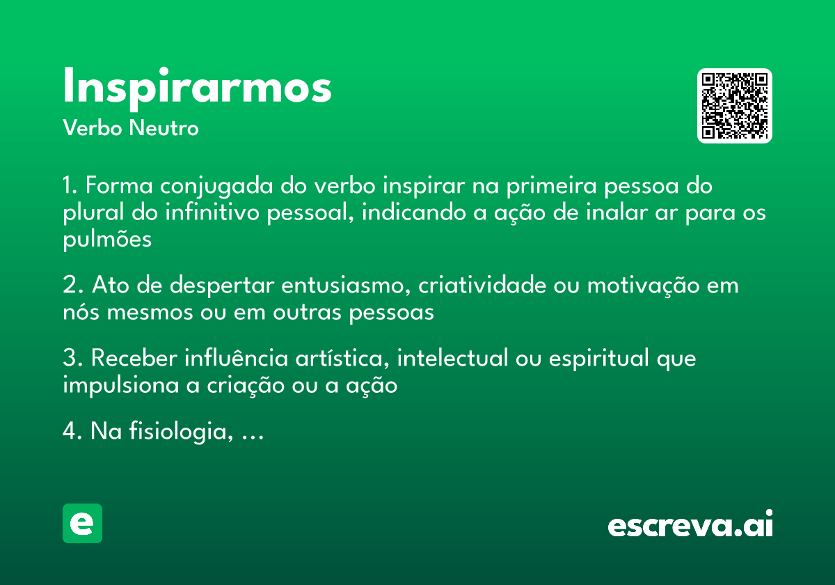 inspirarmos