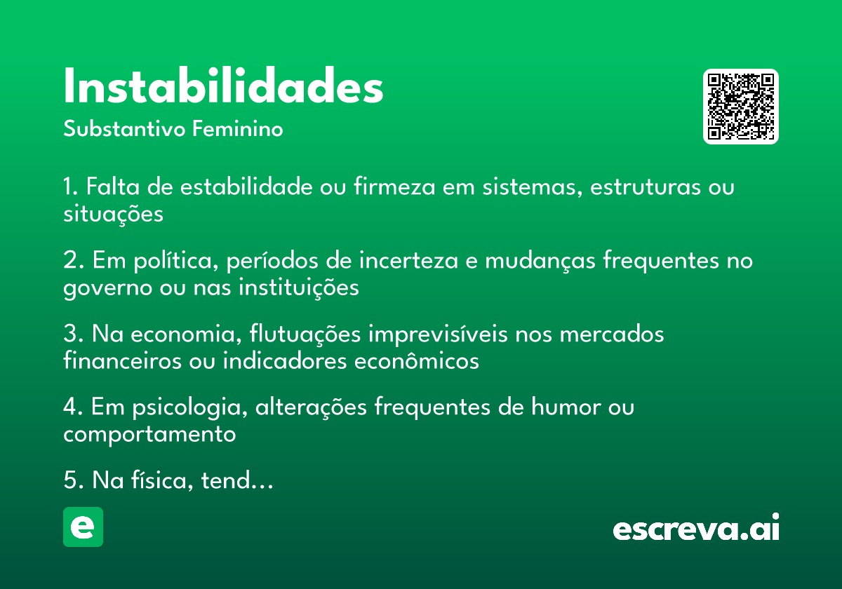 instabilidades