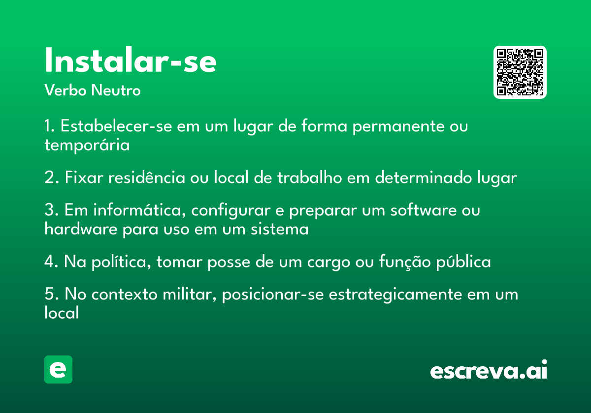 instalar-se