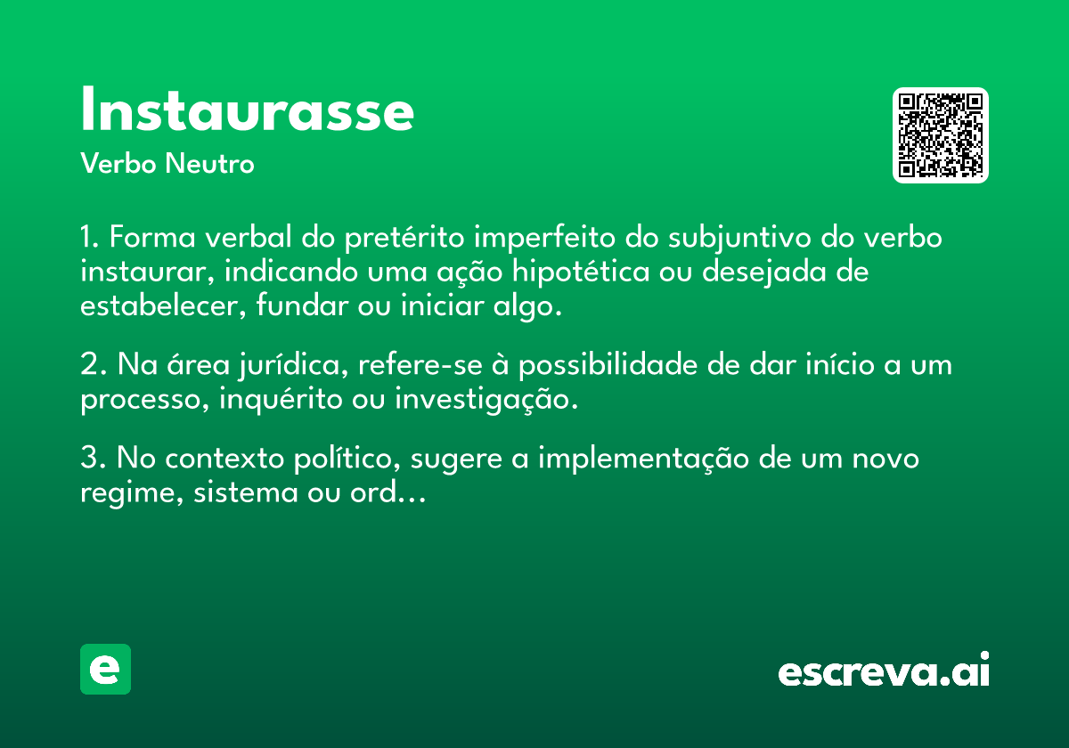 instaurasse