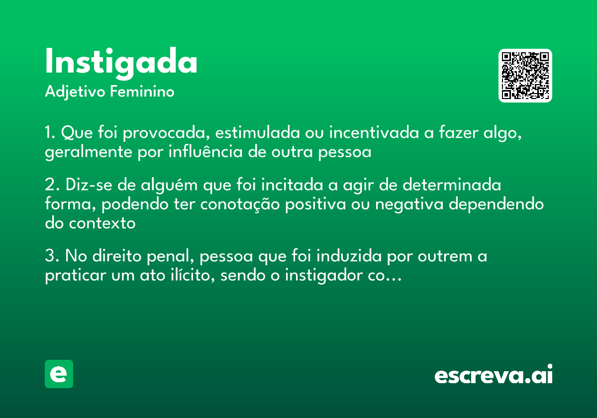 instigada