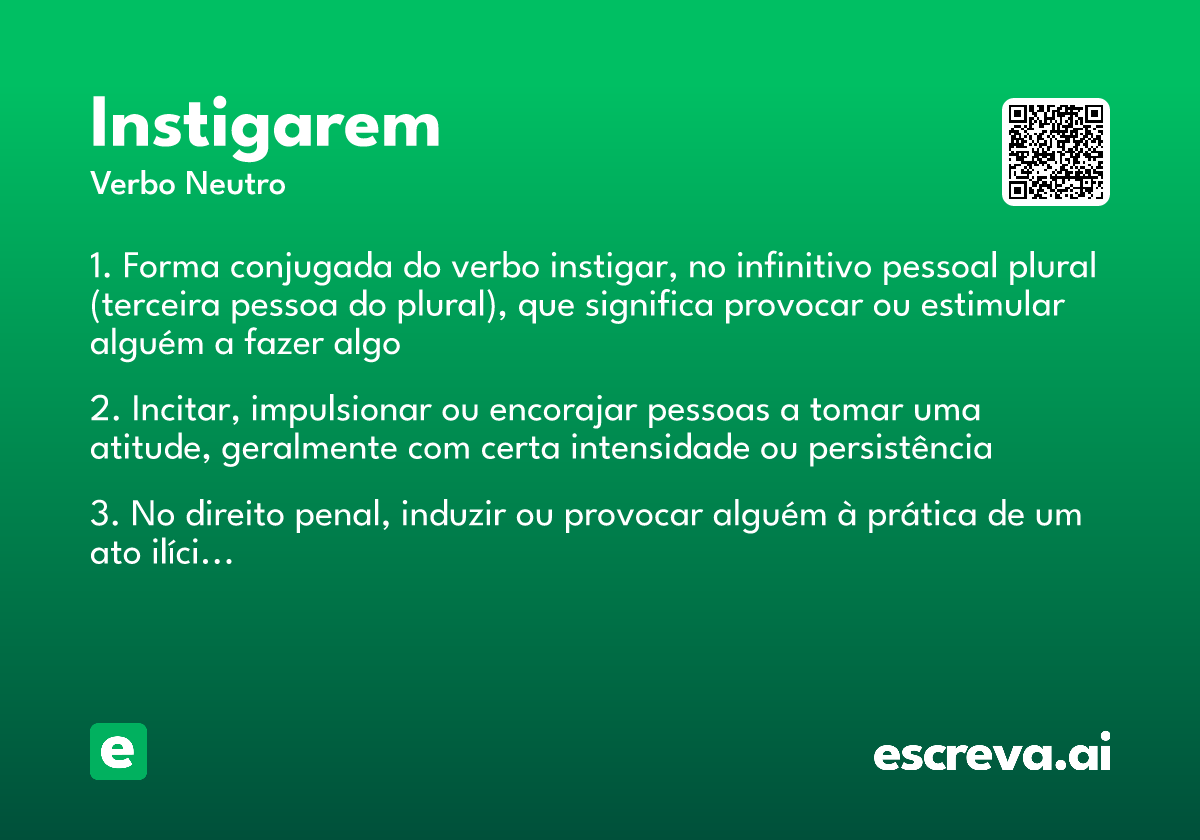 instigarem