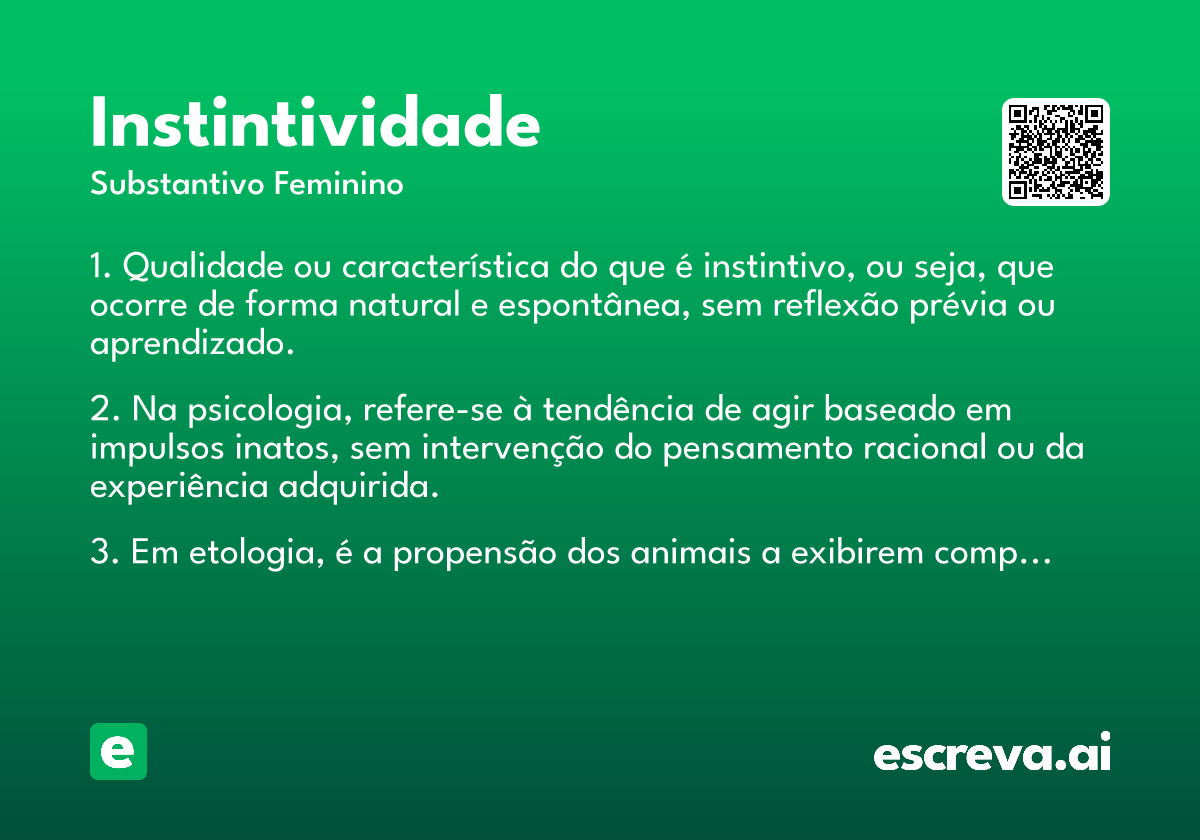 instintividade