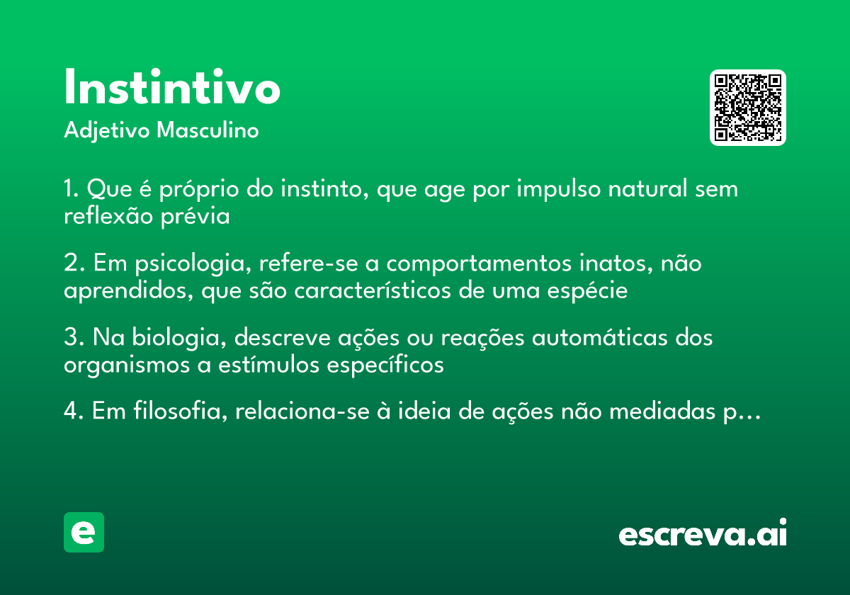 instintivo