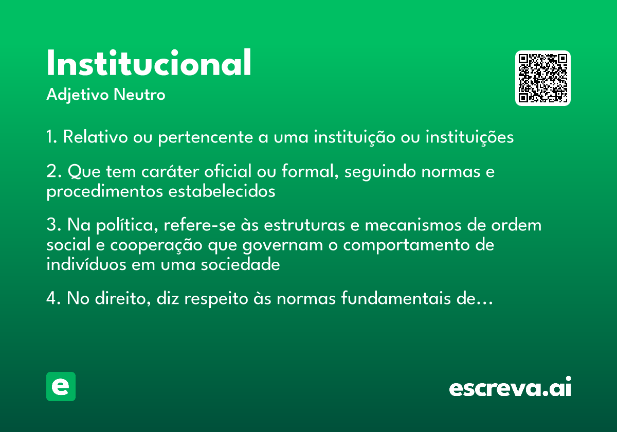 institucional