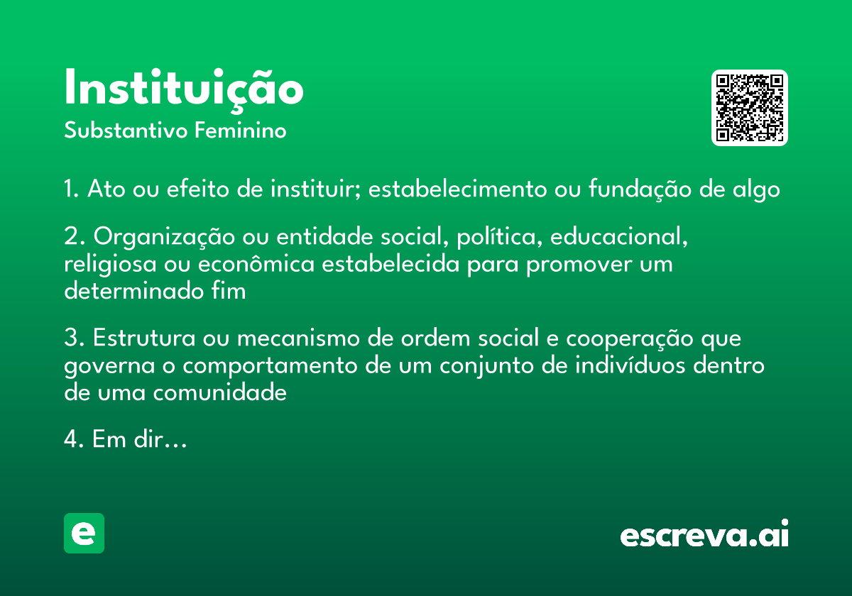 instituição