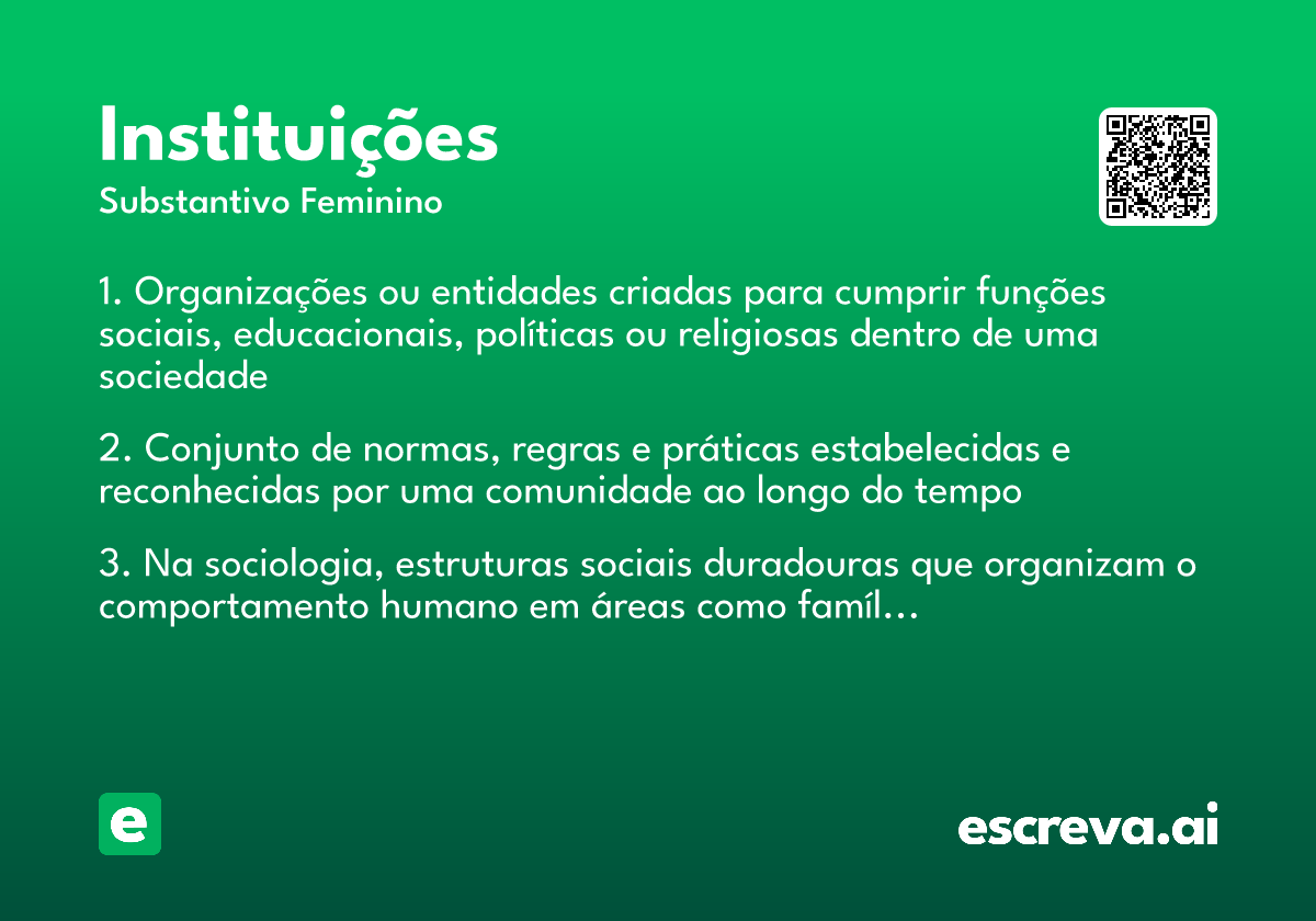 instituições