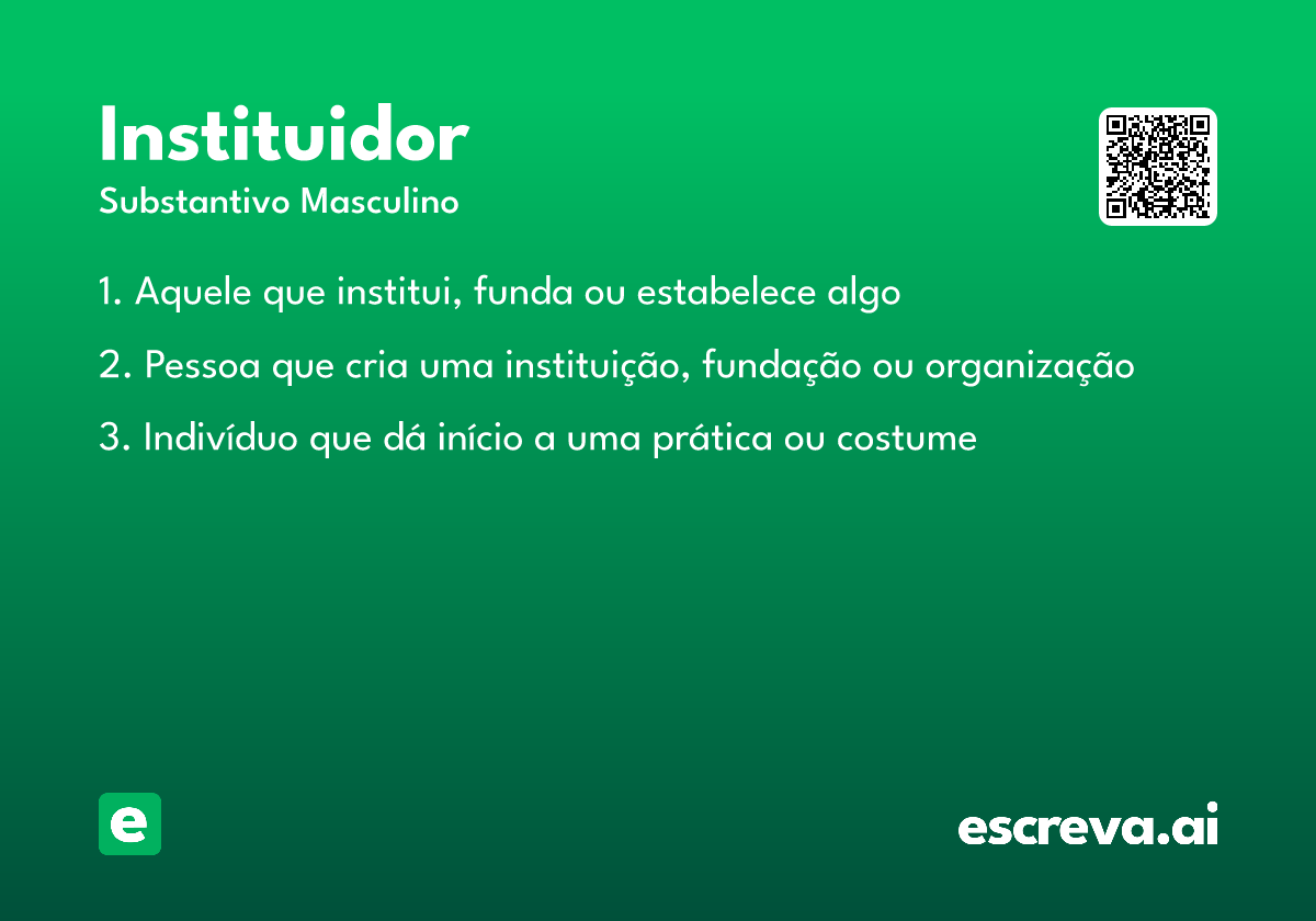instituidor
