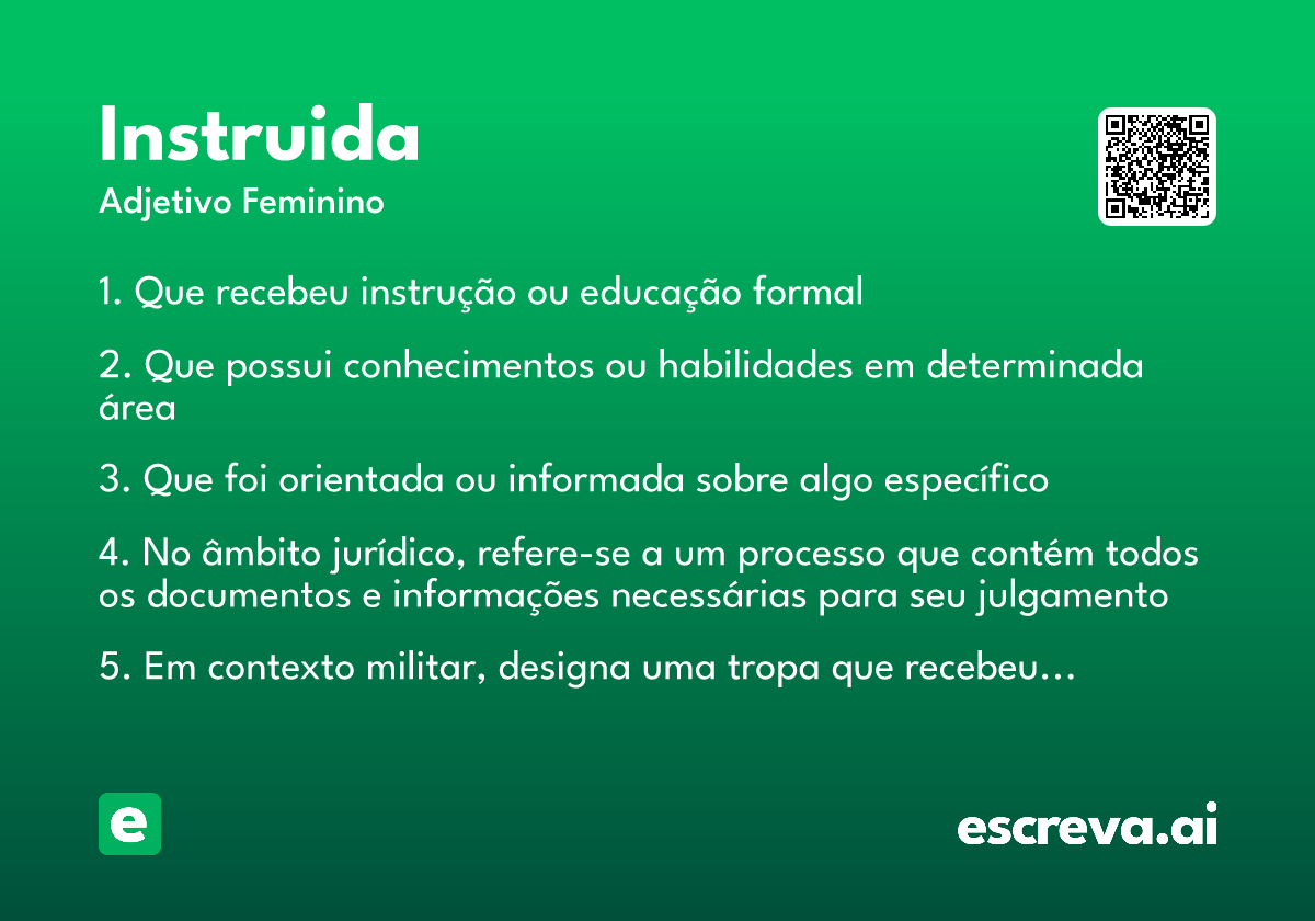 instruida