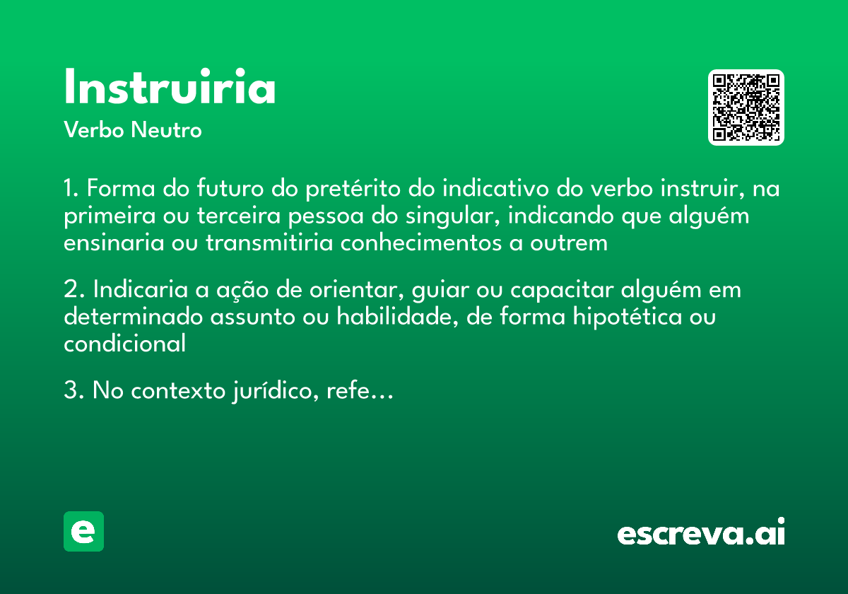 instruiria