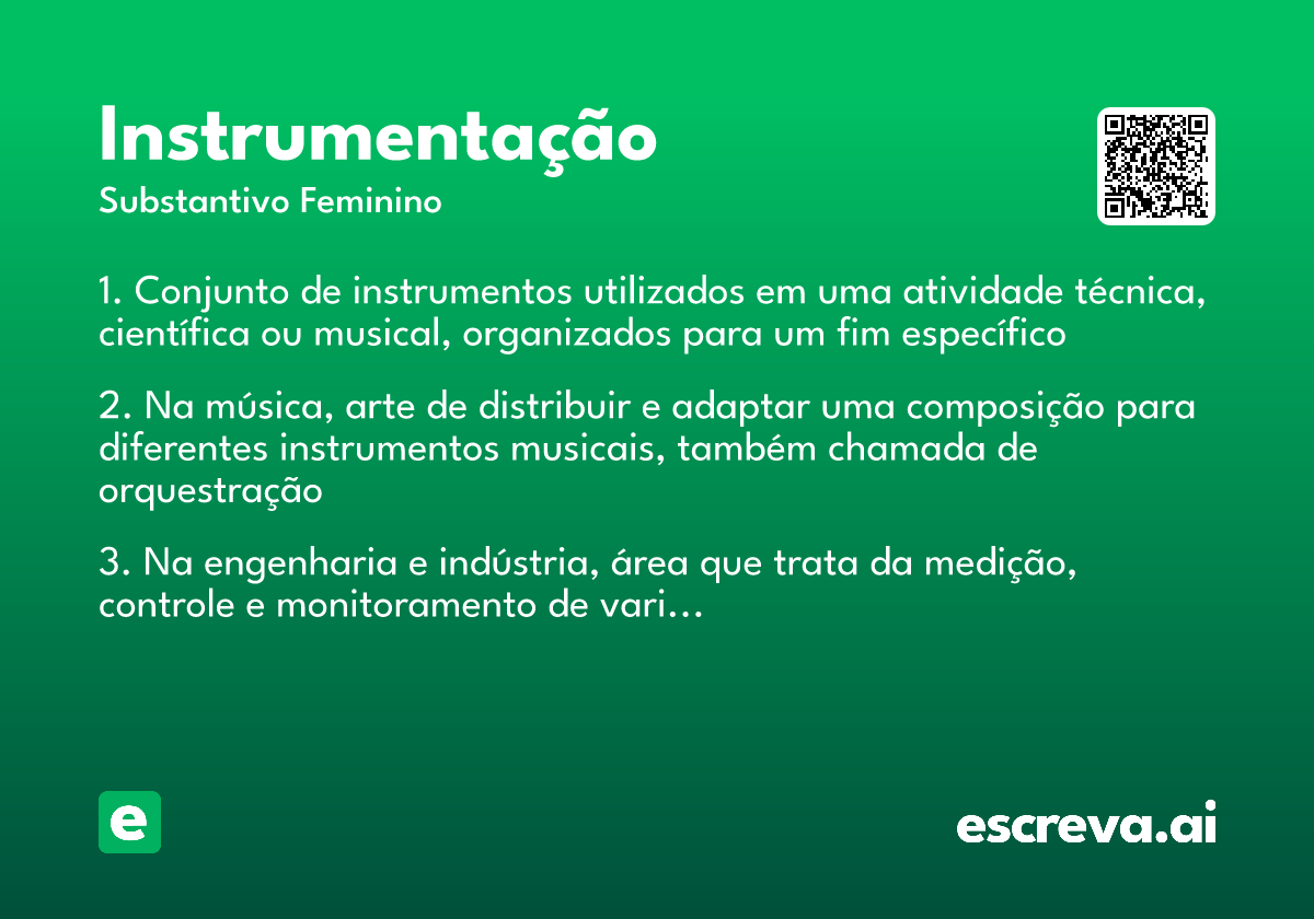 instrumentação
