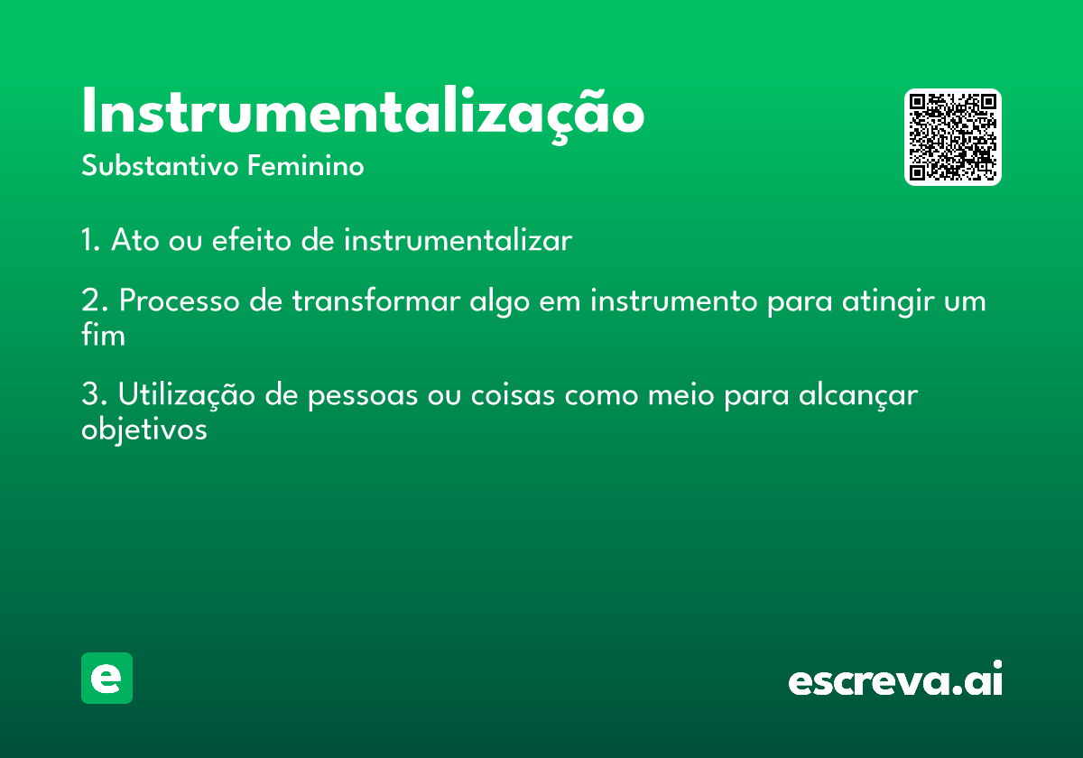 instrumentalização