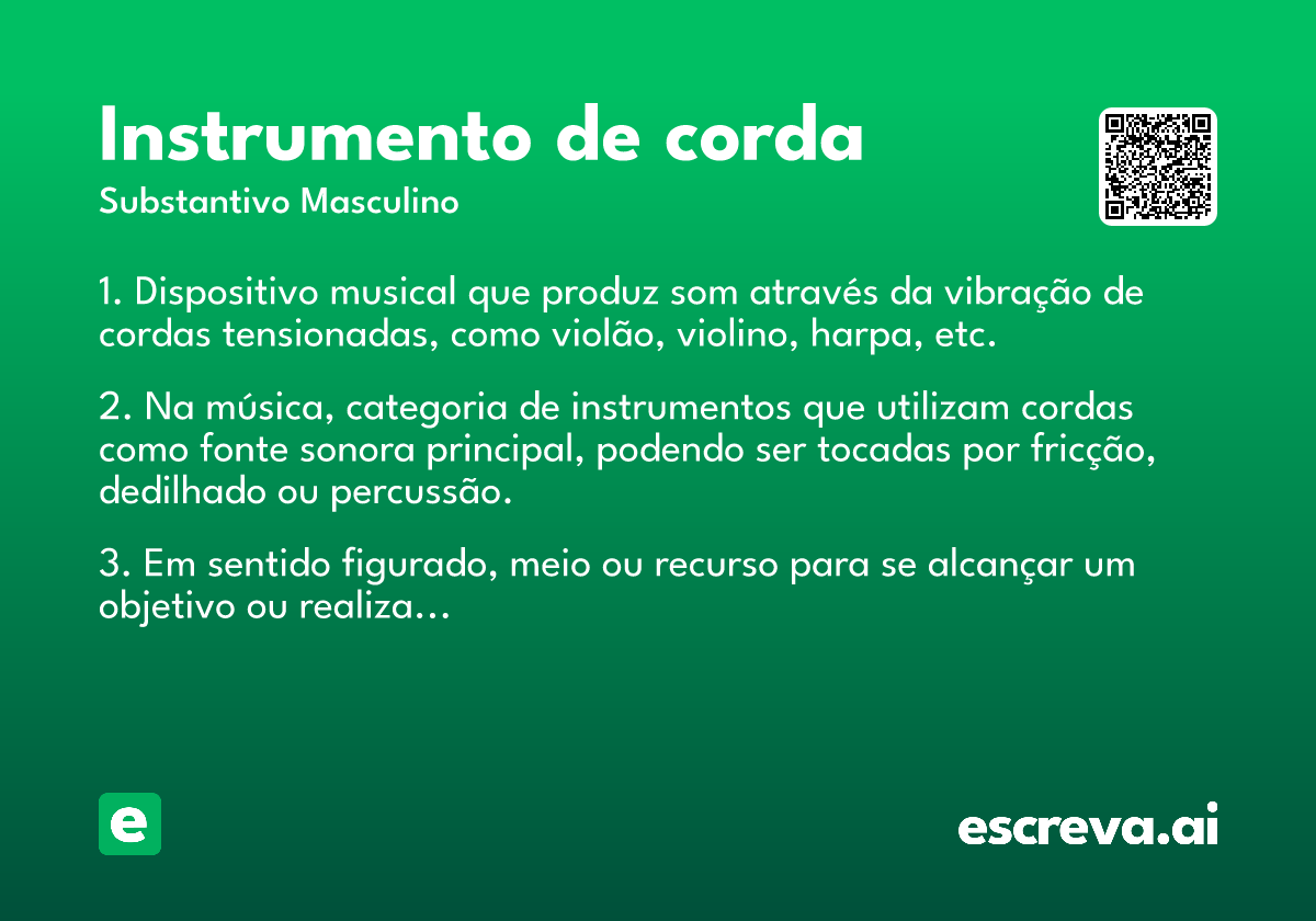 instrumento de corda