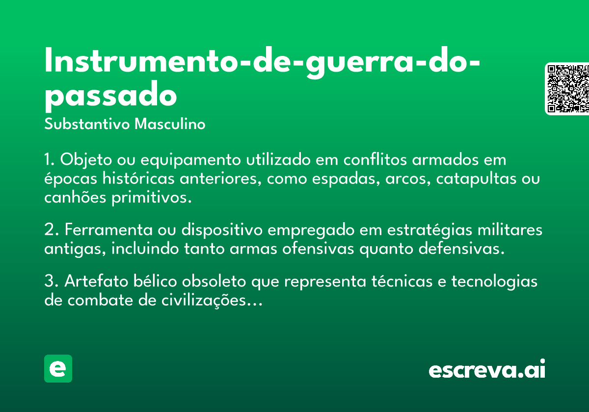 instrumento-de-guerra-do-passado