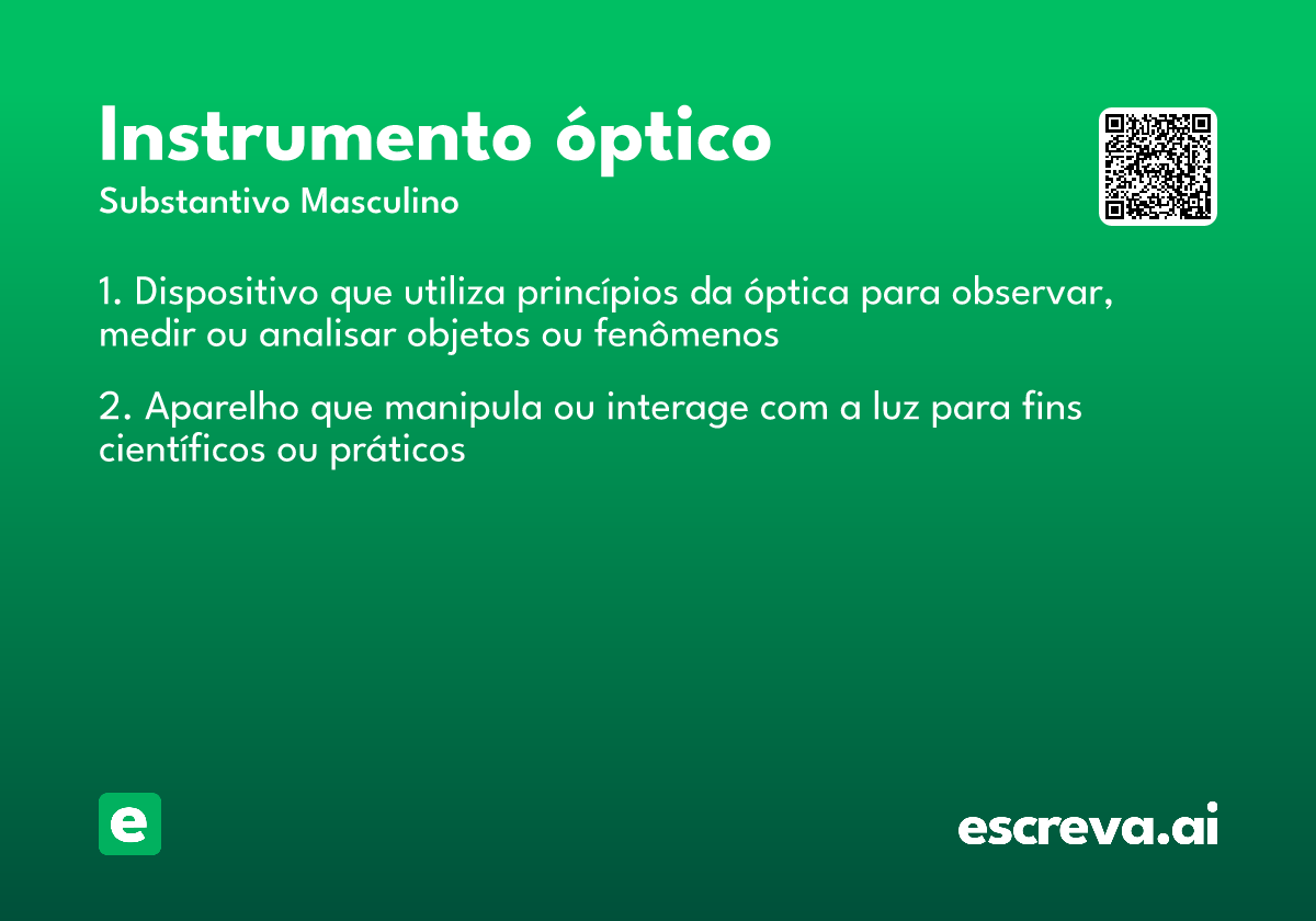 instrumento óptico