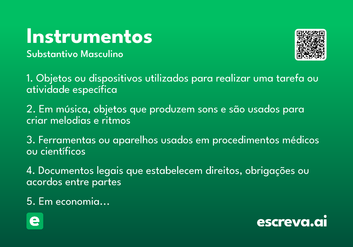 instrumentos