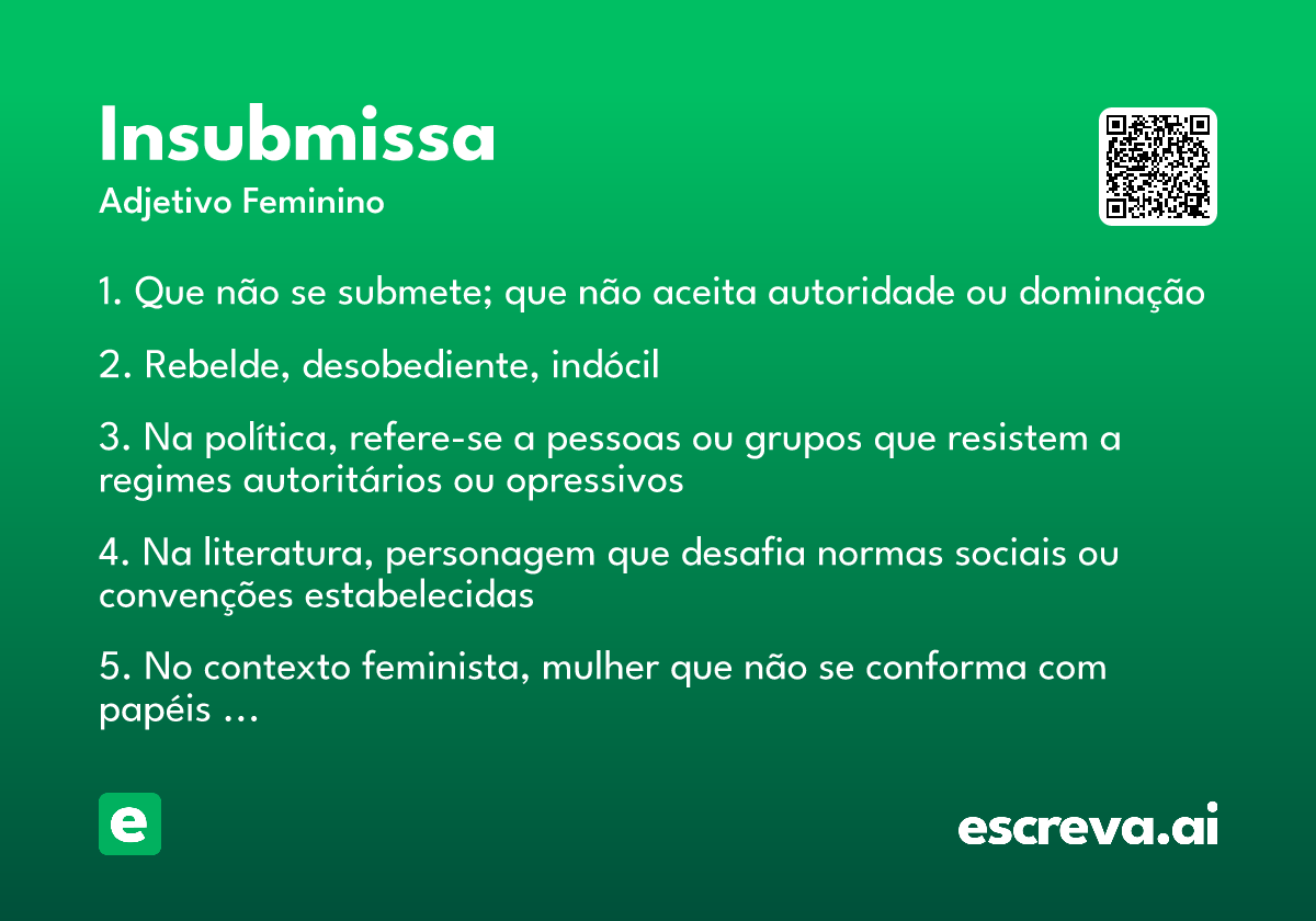 insubmissa