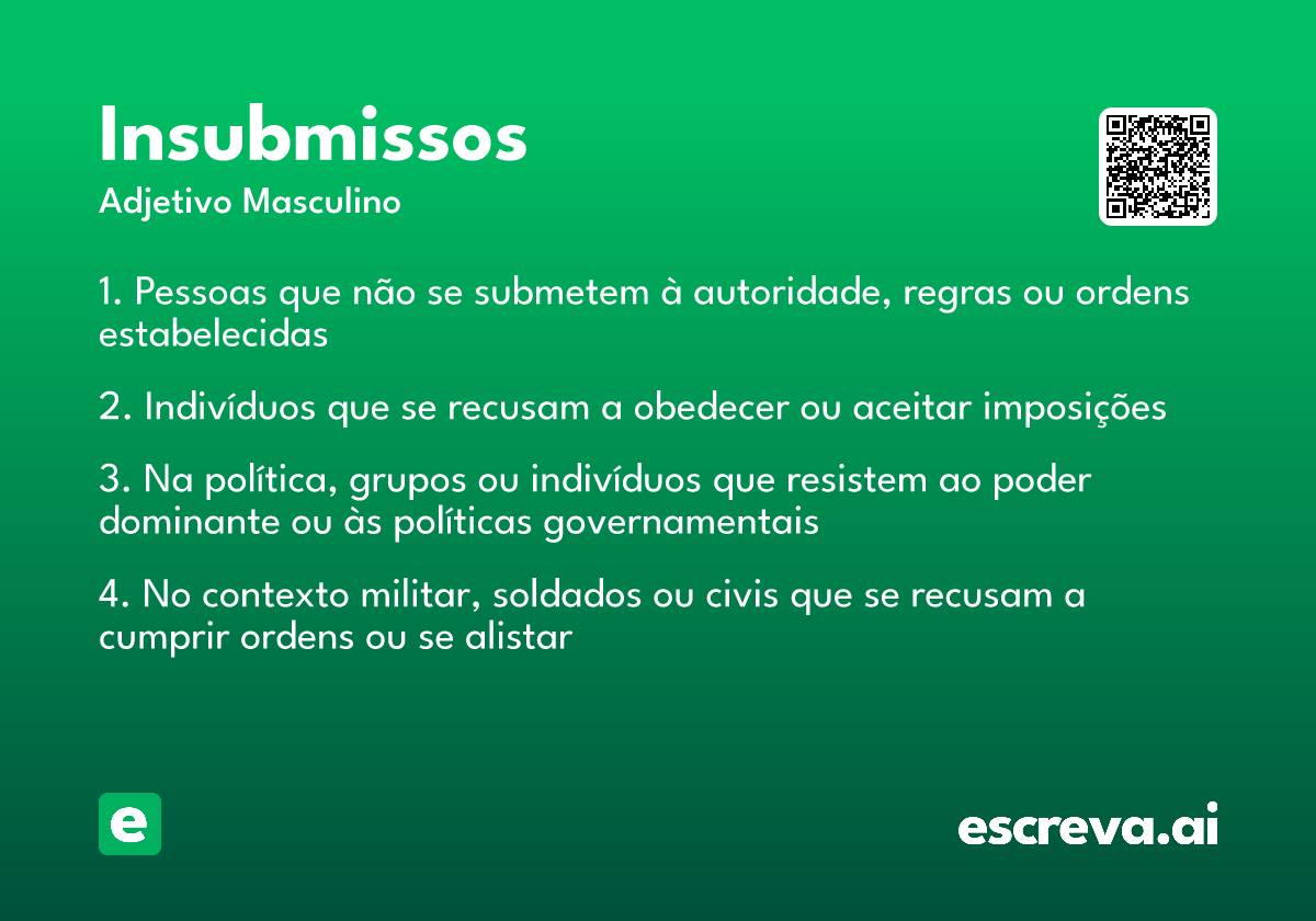 insubmissos