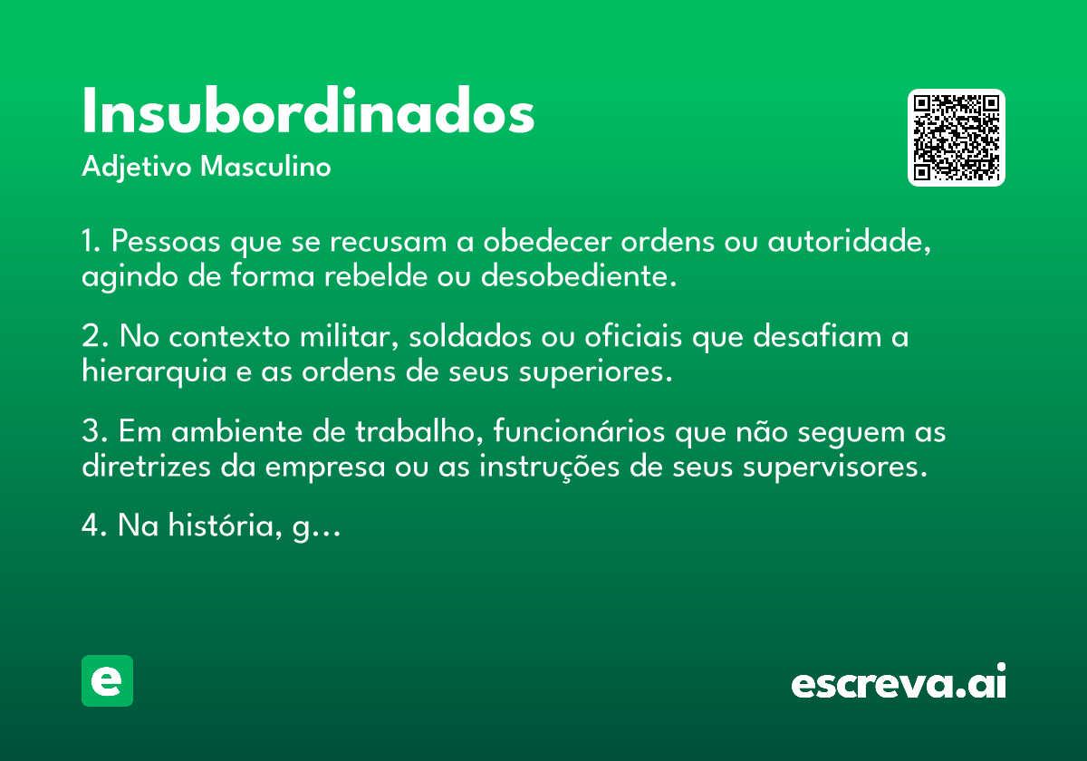 insubordinados
