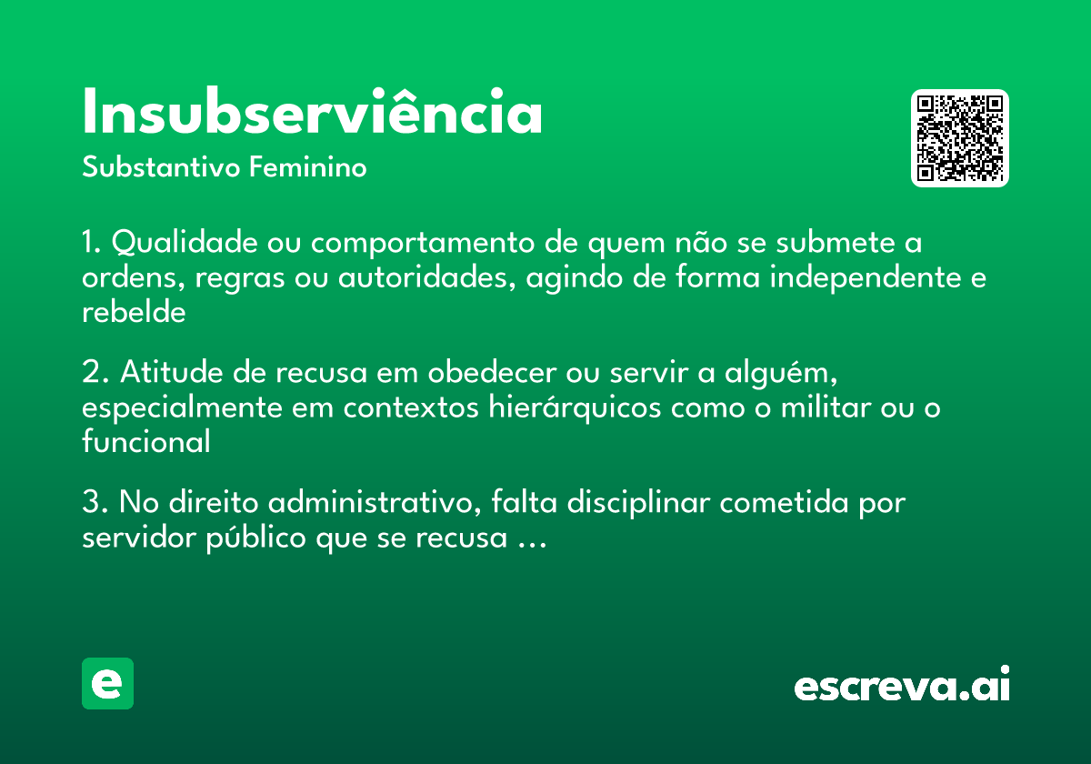 insubserviência
