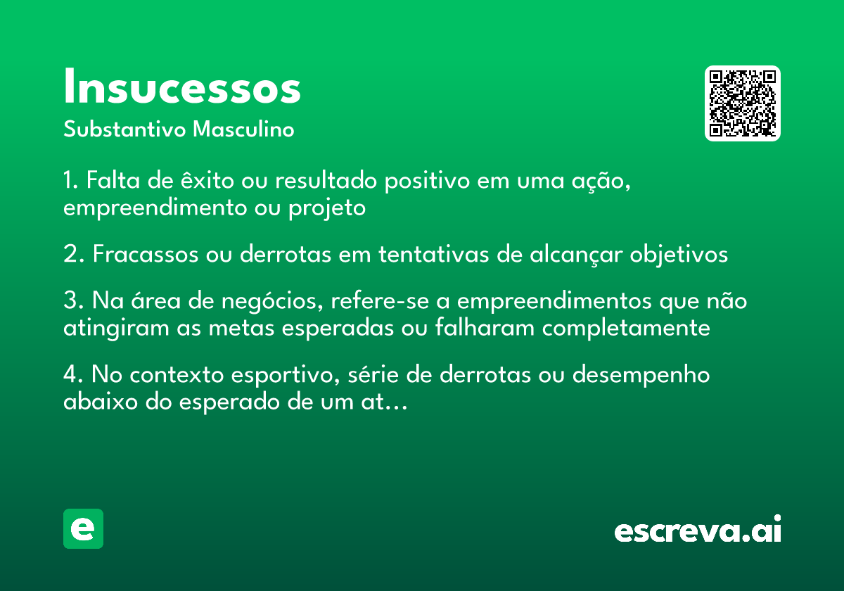 insucessos